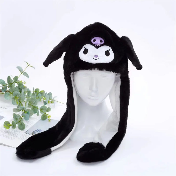 BowLift | BunnyBounce Plush Hat with Moving Ears for Kids & Adults