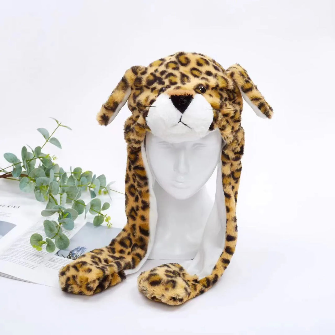 BowLift | BunnyBounce Plush Hat with Moving Ears for Kids & Adults