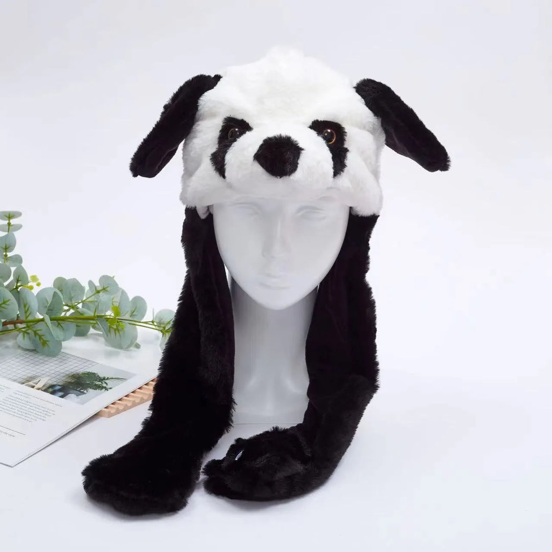 BowLift | BunnyBounce Plush Hat with Moving Ears for Kids & Adults