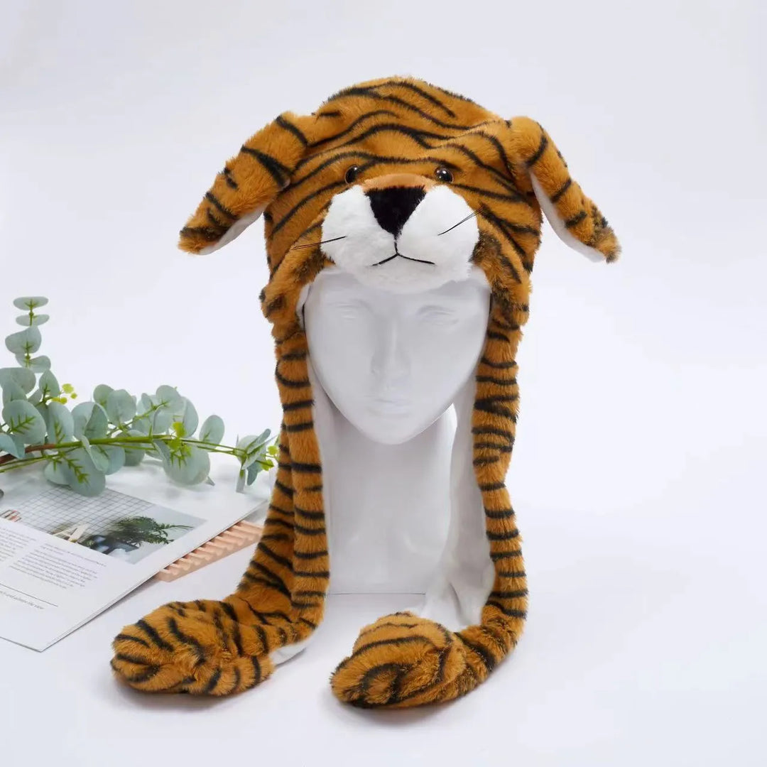 BowLift | BunnyBounce Plush Hat with Moving Ears for Kids & Adults