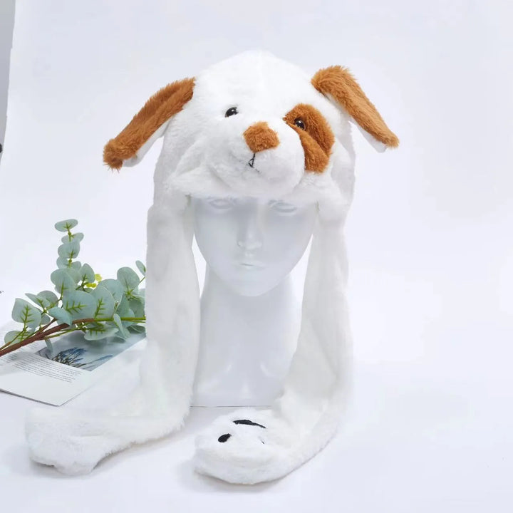 BowLift | BunnyBounce Plush Hat with Moving Ears for Kids & Adults