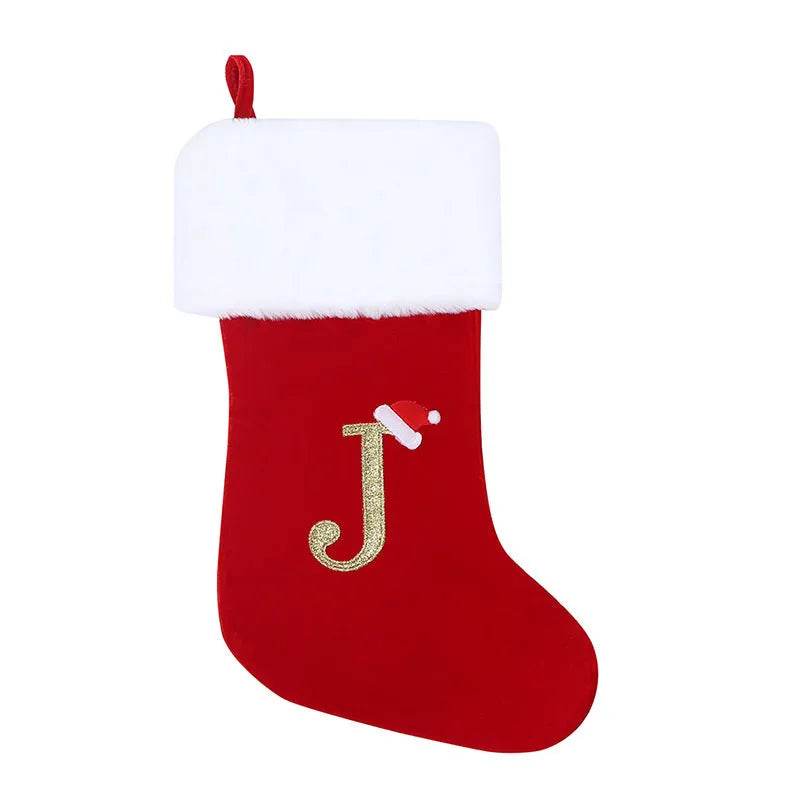 Christmas Stocking Pendant with Letter Detail