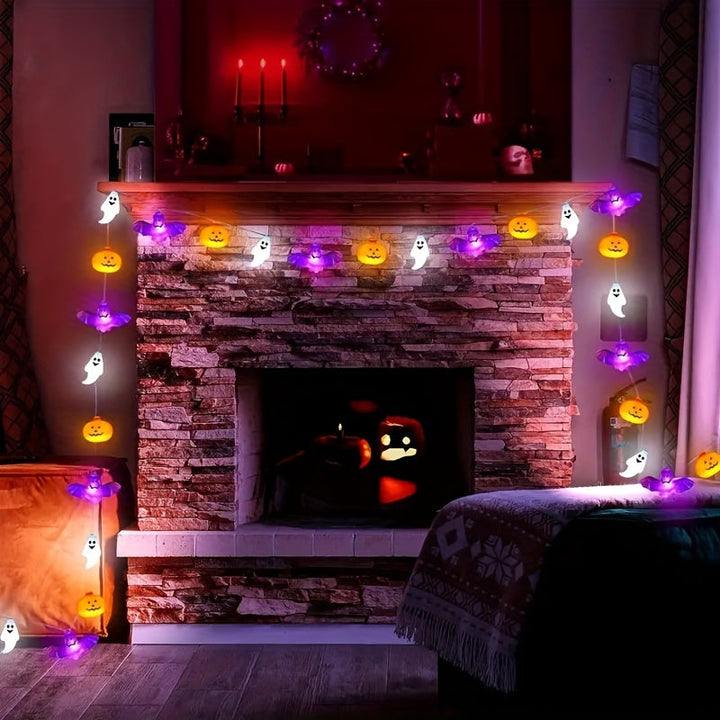 BowLift | Halloween Lights Battery Powered Pumpkin String