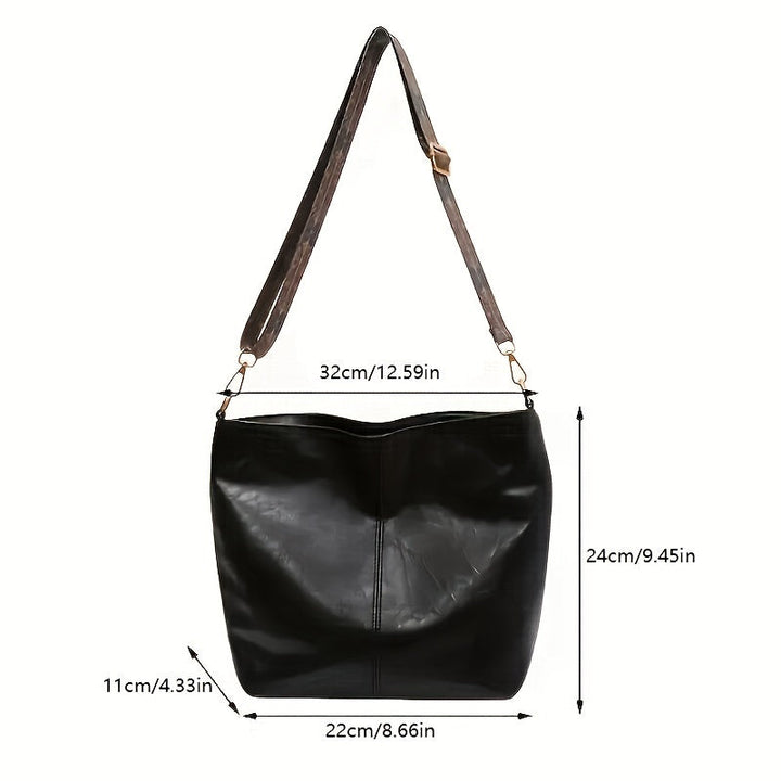 BowLift | CityPure PU Messengerbag – White Urban Shoulder Bag with Zipper