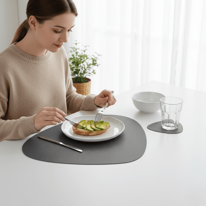 BowLift | Designer placemat set with coasters, heat resistant and versatile use