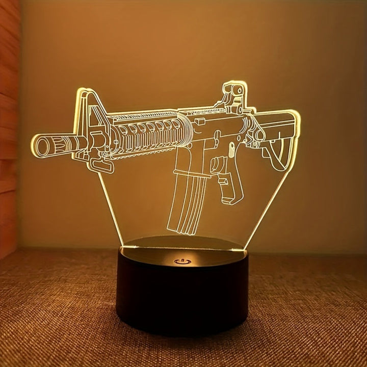 GeoLume - 3D LED Desk Lamp with Touch Bowlift