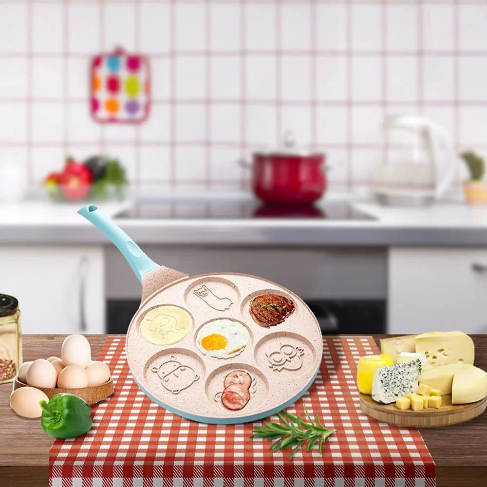 BowLift | Breakfast frying pan for children – Funny pancake & fried egg shapes