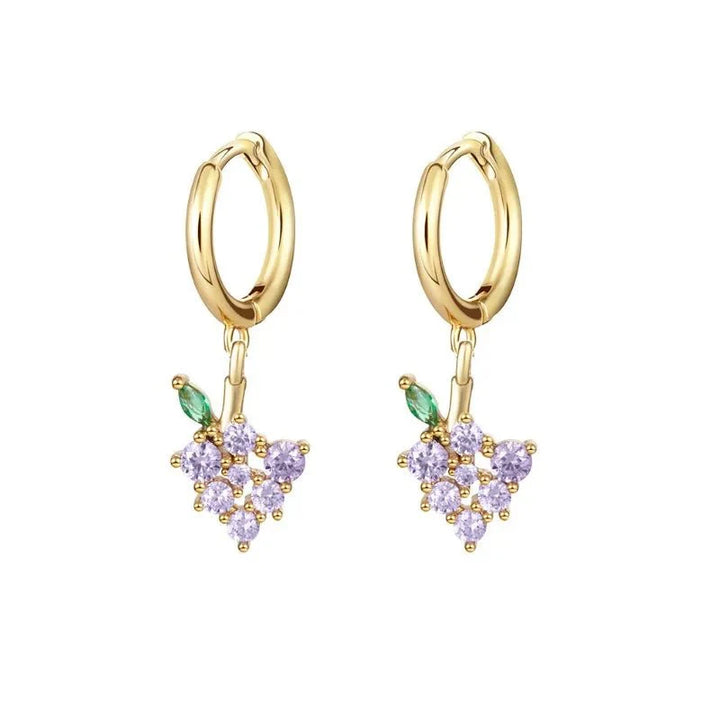 BowLift | Dainty Fruit Hoop & Stud Earrings
