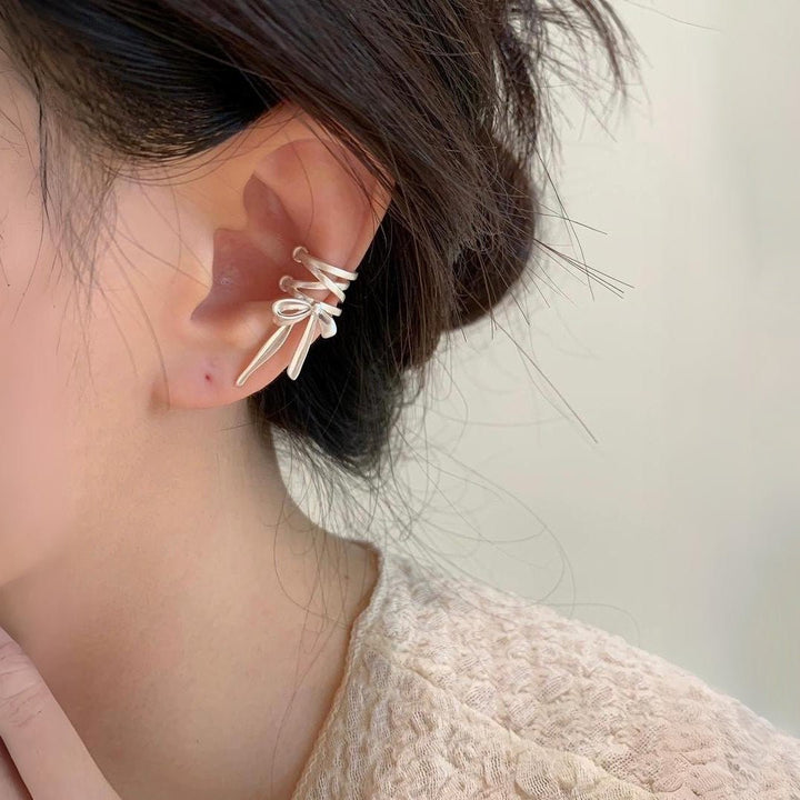 BowLift | Dainty Ribbon Bow Ear Cuff