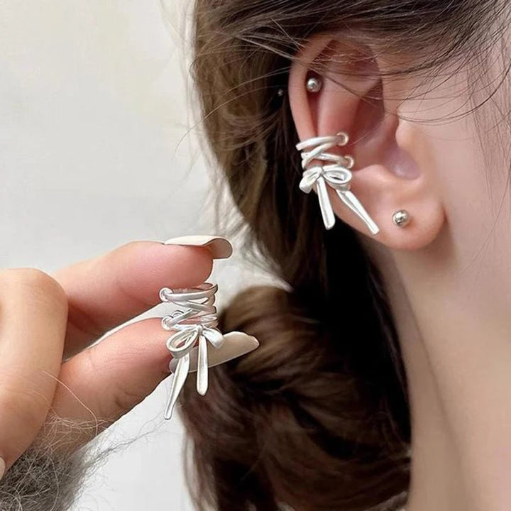 BowLift | Dainty Ribbon Bow Ear Cuff