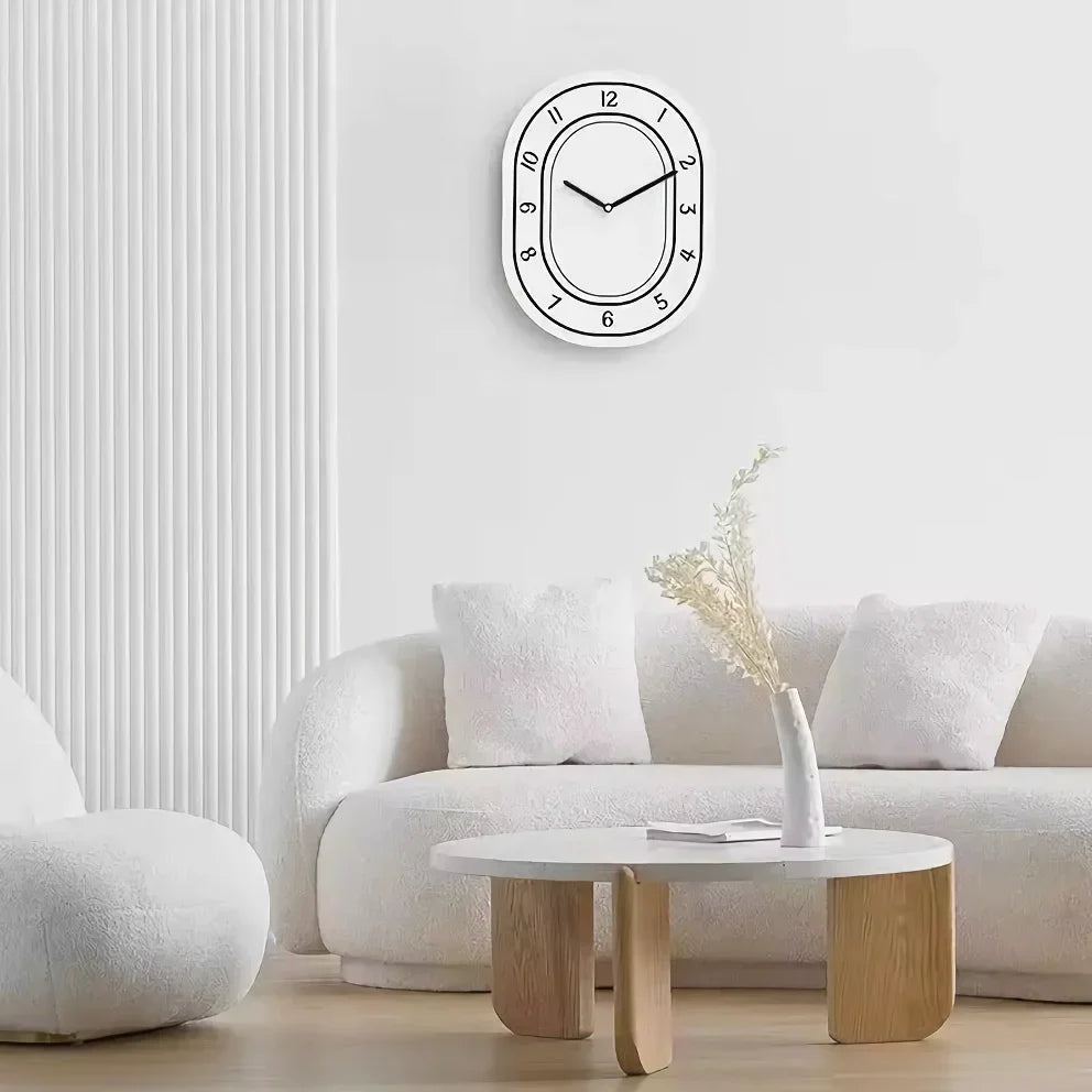 BowLift | Creative Minimalist White Wall Clock