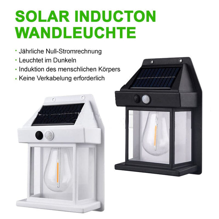 BowLift | Solar Wolfram Wall Light for Outdoor Use
