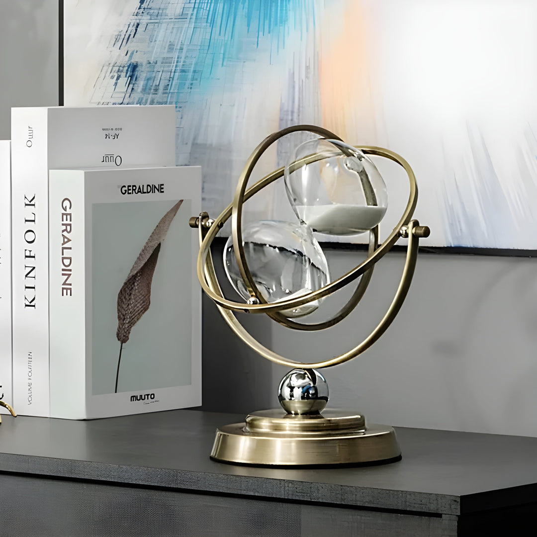 Elegant Hourglass with Calming Sand Flow and Style Bowlift