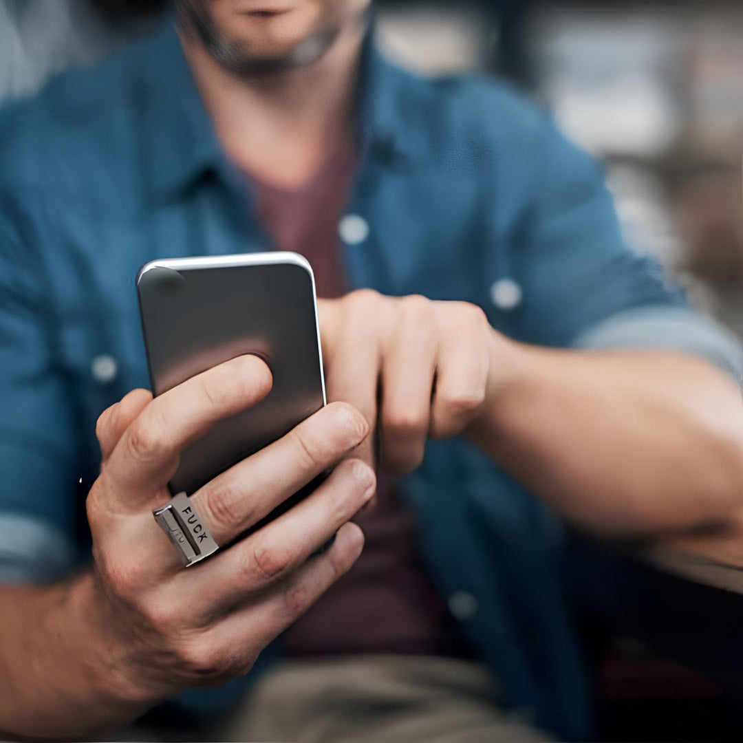 BowLift | Funny Rotatable 'FICK' Ring Rotatable Mood Control Ring