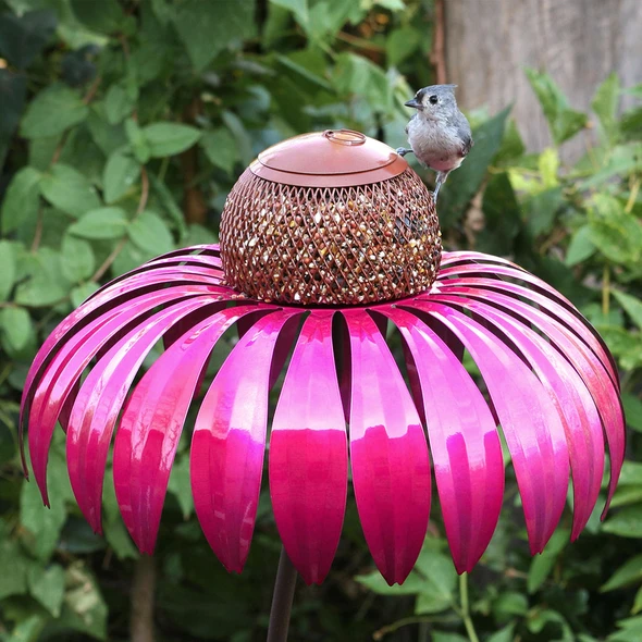 BowLift | Bird Feeder Metal Flower Garden Stake