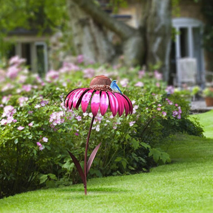 BowLift | Bird Feeder Metal Flower Garden Stake