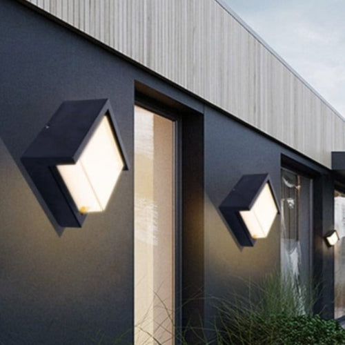 BowLift | Boxer Outdoor Wall Light With Motion Sensor | LED Outdoor Wall Light