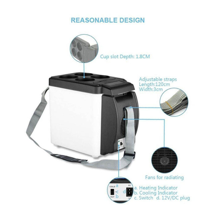 BowLift | Mini Electric Camping Car Cooler Box