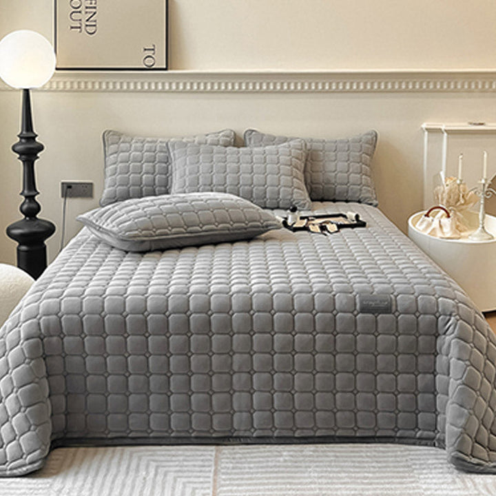BowLift | Modern Soft Throw Blanket with Square Texture – Stylish Fluffy Bed & Sofa Cover