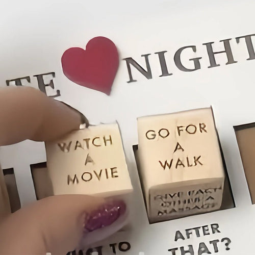 BowLift | AmoréLuxe Date Night Dice | Fun relationship dice game for couples and romantic evenings