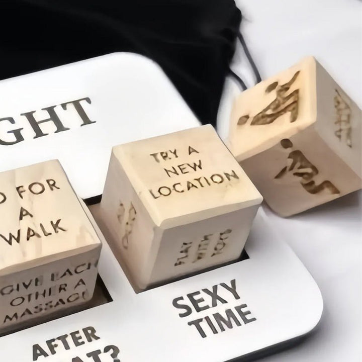BowLift | AmoréLuxe Date Night Dice | Fun relationship dice game for couples and romantic evenings