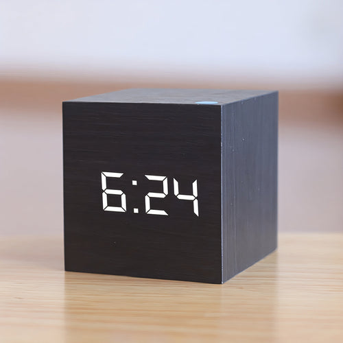 BowLift | Digital Wooden LED Alarm Clock