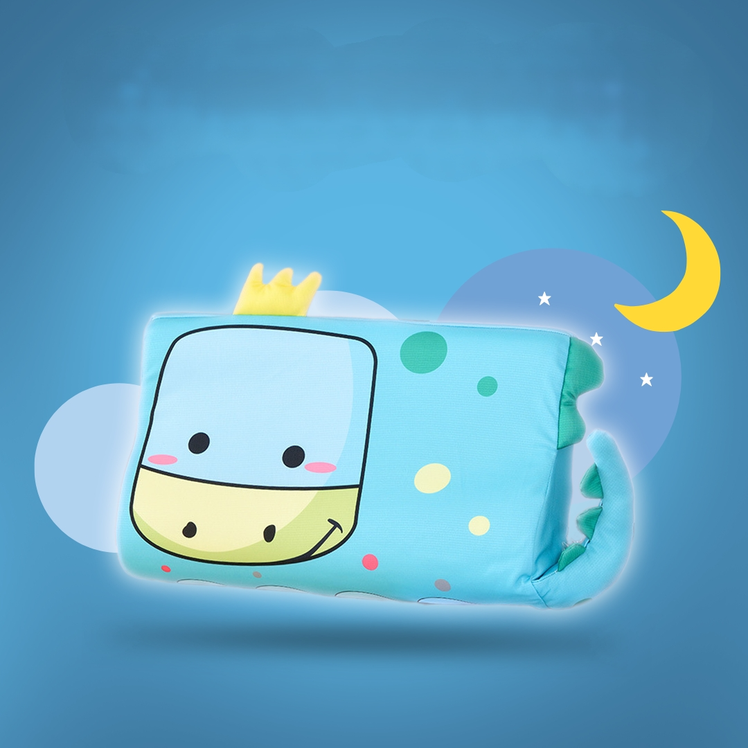 BowLift | CuddlyPillow – Breathable Ergonomic Pillow for Kids | Neck Support & Healthy Sleep Alignment
