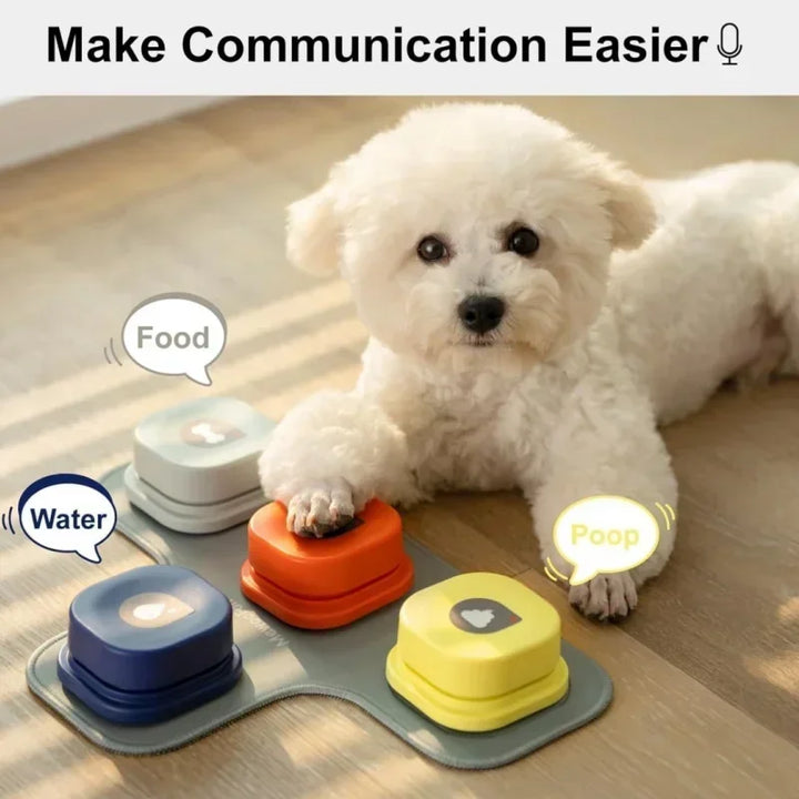 Dog Communication Buttons Set - BarkTalk Bowlift