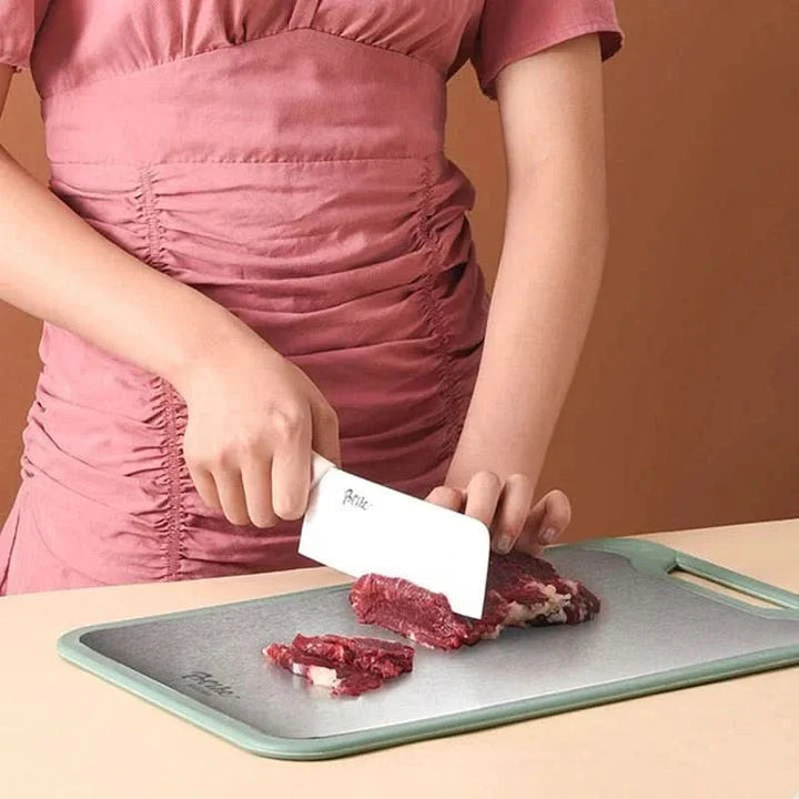 BowLift | Double-Sided Stainless Steel Kitchen Cutting Board