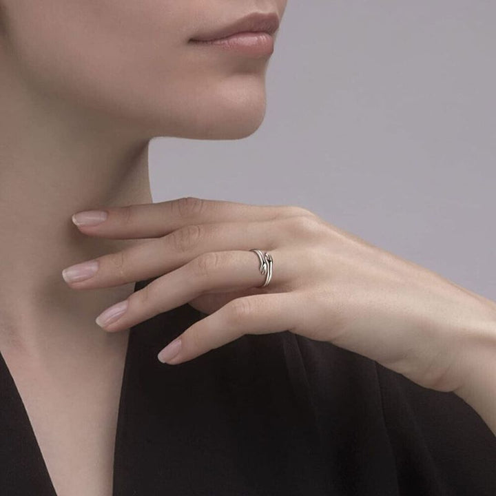 Hug Ring - Jewellery Love Piece for Couples & Universal Size Bowlift