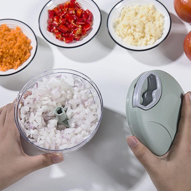 BowLift | Hand vegetable chopper with a cord for quick chopping of garlic and onion