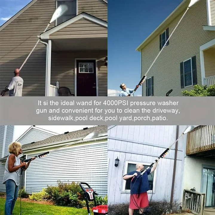 BowLift | 4000 PSI Telescoping Power Washer Extension Wand