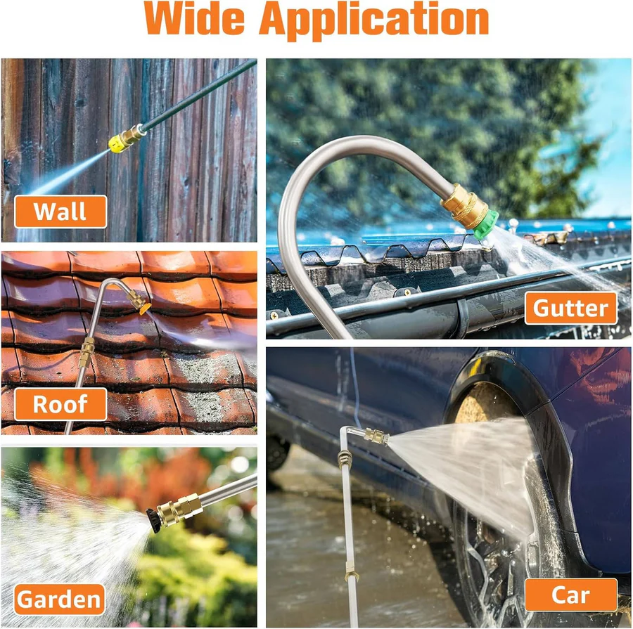 BowLift | 4000 PSI Telescoping Power Washer Extension Wand