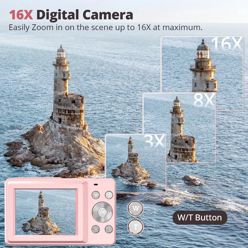 BowLift | Compact Digital Camera with Retro Design