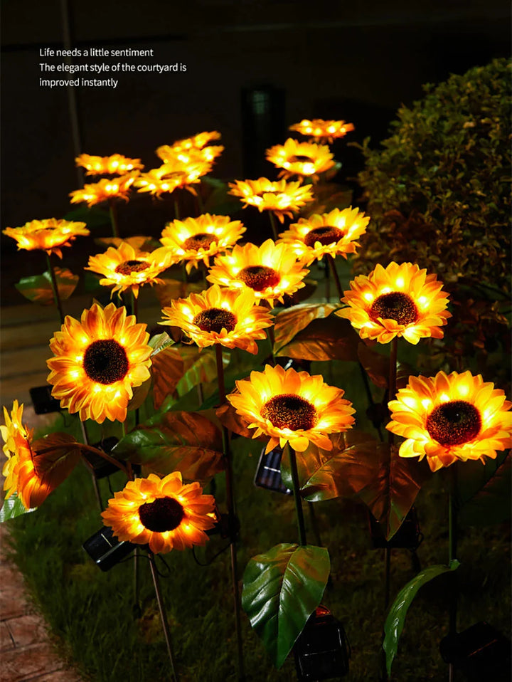 BowLift | Waterproof Solar Sunflower Lamp for Garden & Terrace