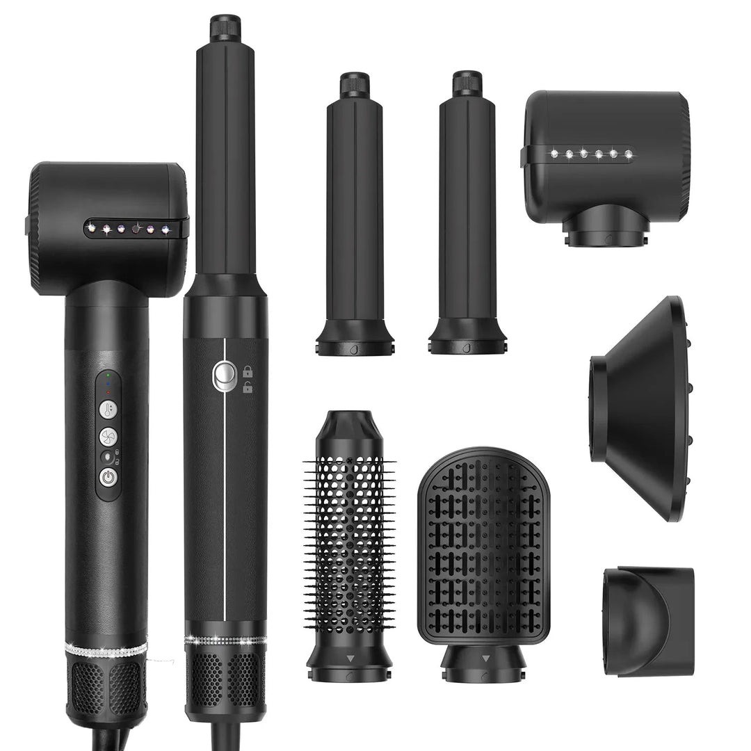 BowLift | 7-in-1 Airwrap Hair Styler | Multi-Functional Styling Tool for Curls, Waves & Straightening