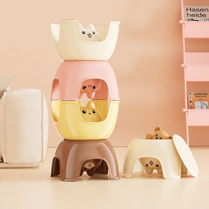 Plastic stool for children, non-slip, DB2437