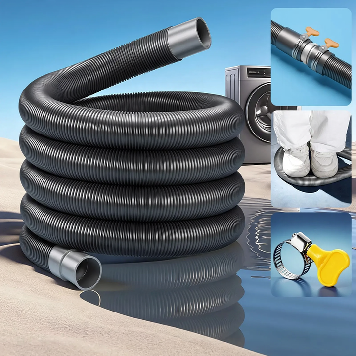 Drain hose for washing machines, PE-RT