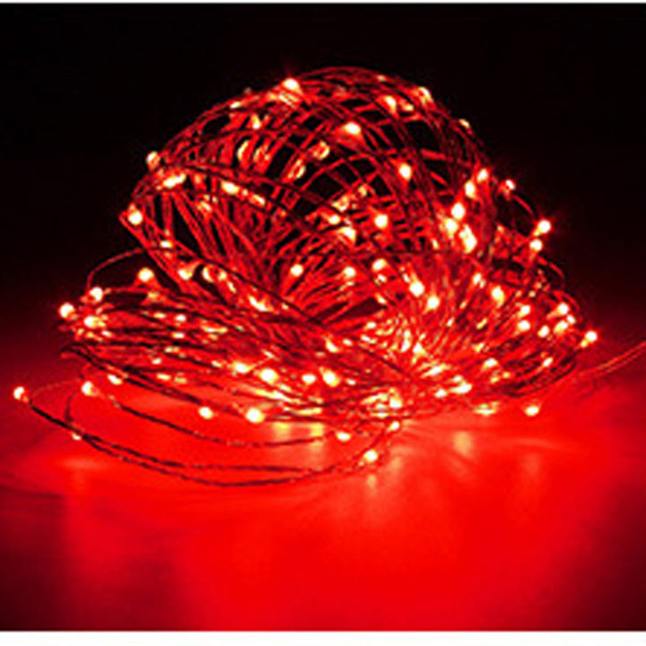 LED string lights with button cell battery, 1–3 m