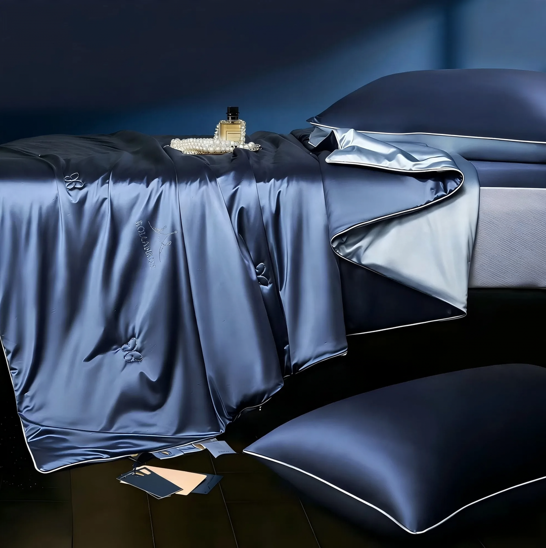 Light silk blanket with cooling effect, 100% silk