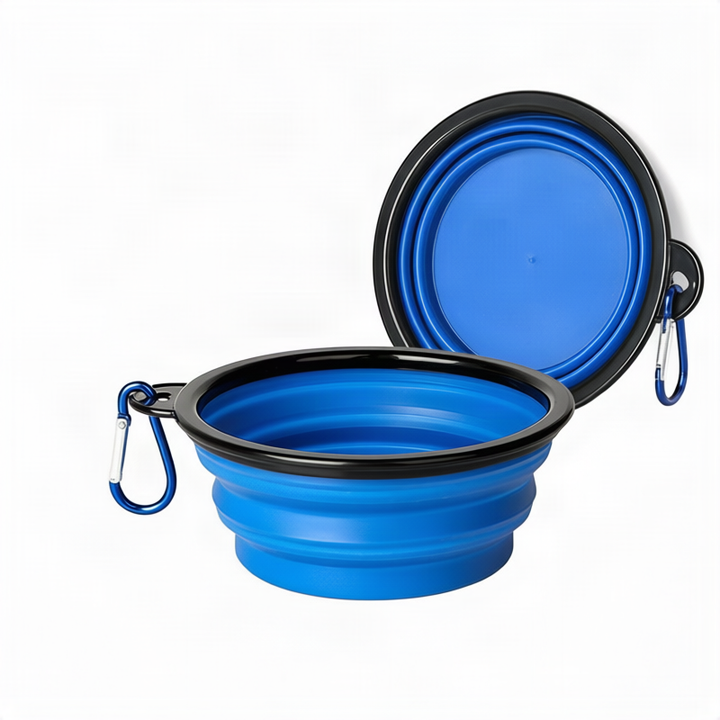 Foldable Dog Bowl Made of Silicone