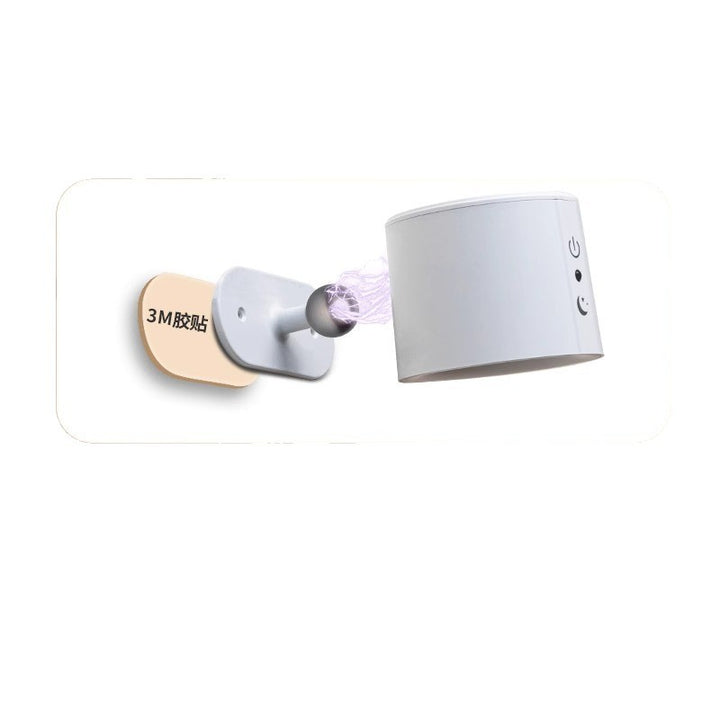 LED wall light, dimmable, with touch control
