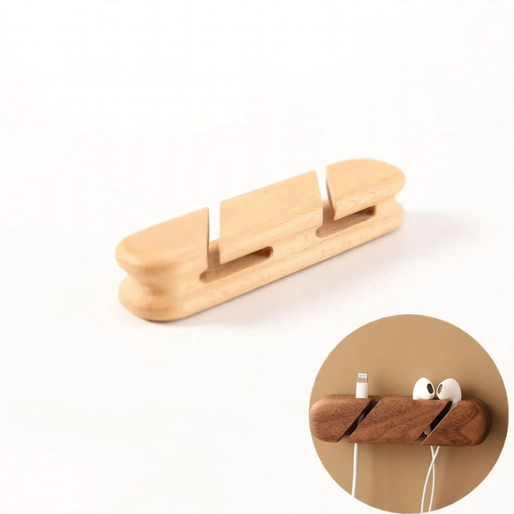 Wooden cable organizer, model K009