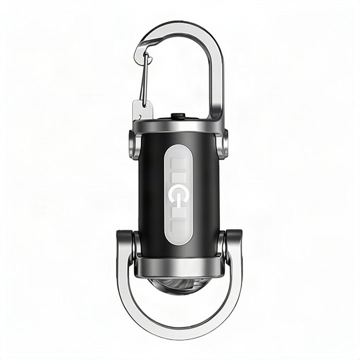 Mini flashlight with keychain, LED