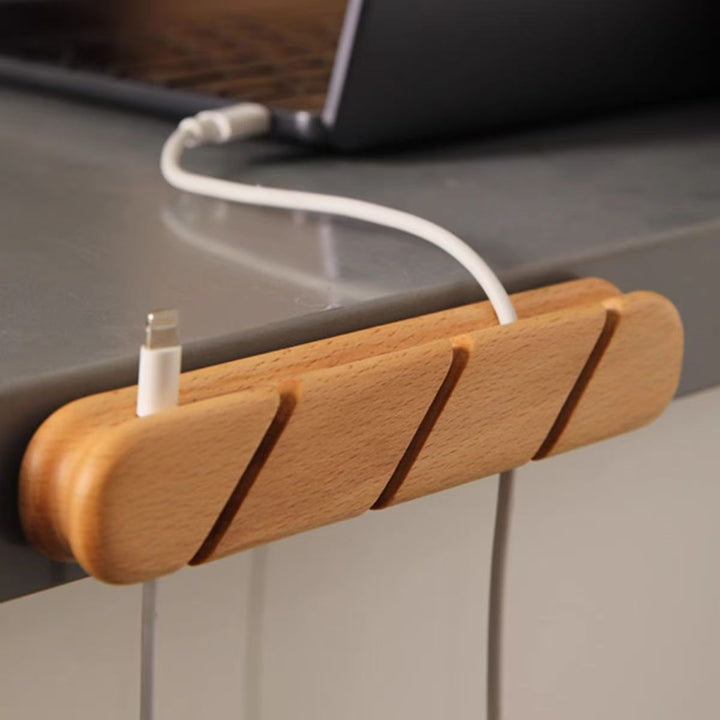 Wooden cable organizer, model K009