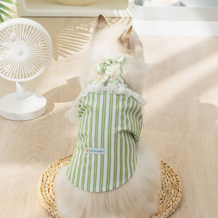 Summer dress for dogs and cats, straps