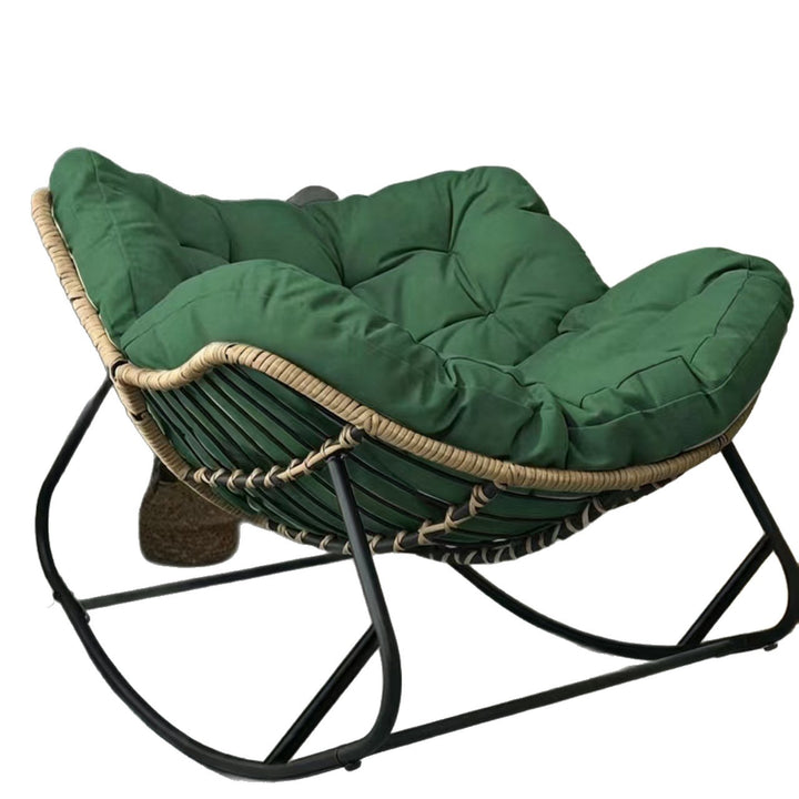 Metal rocking chair for balcony and terrace