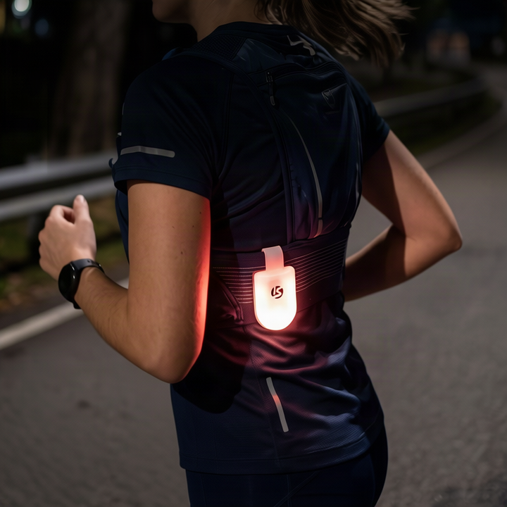 LED bicycle light with USB charging