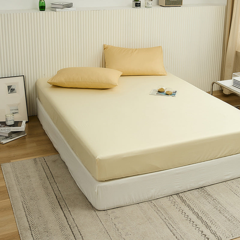 High-quality cotton bed sheets and fitted sheet