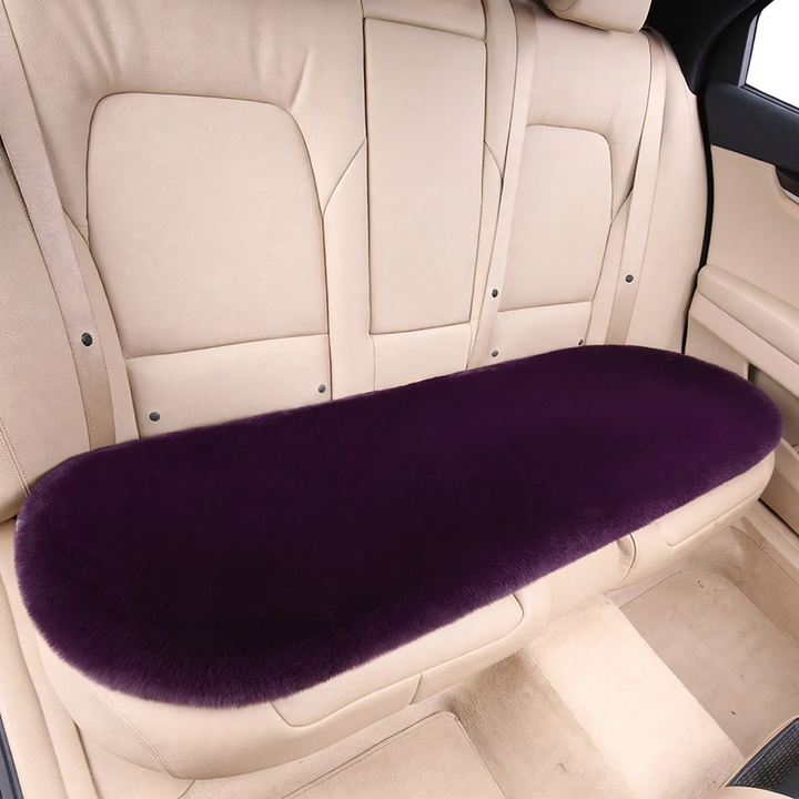 Plush car seat cushion, winter version